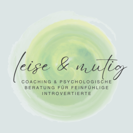 Logo: leise und mutig - psychologische Beratung für feinfühlige Introvertierte