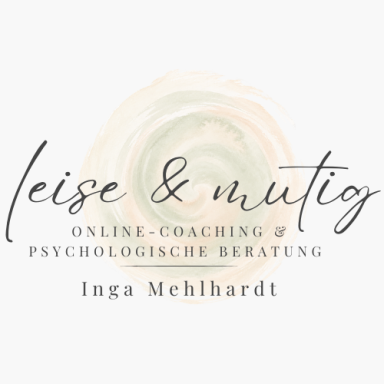 Logo: leise und mutig - psychologische Beratung für feinfühlige Introvertierte